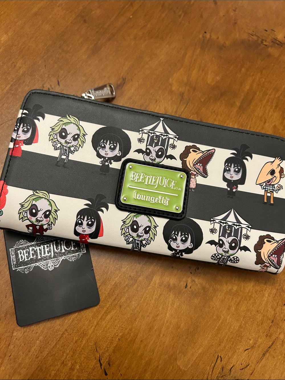Loungefly Beetlejuice Chibi Character Wallet, NWT
